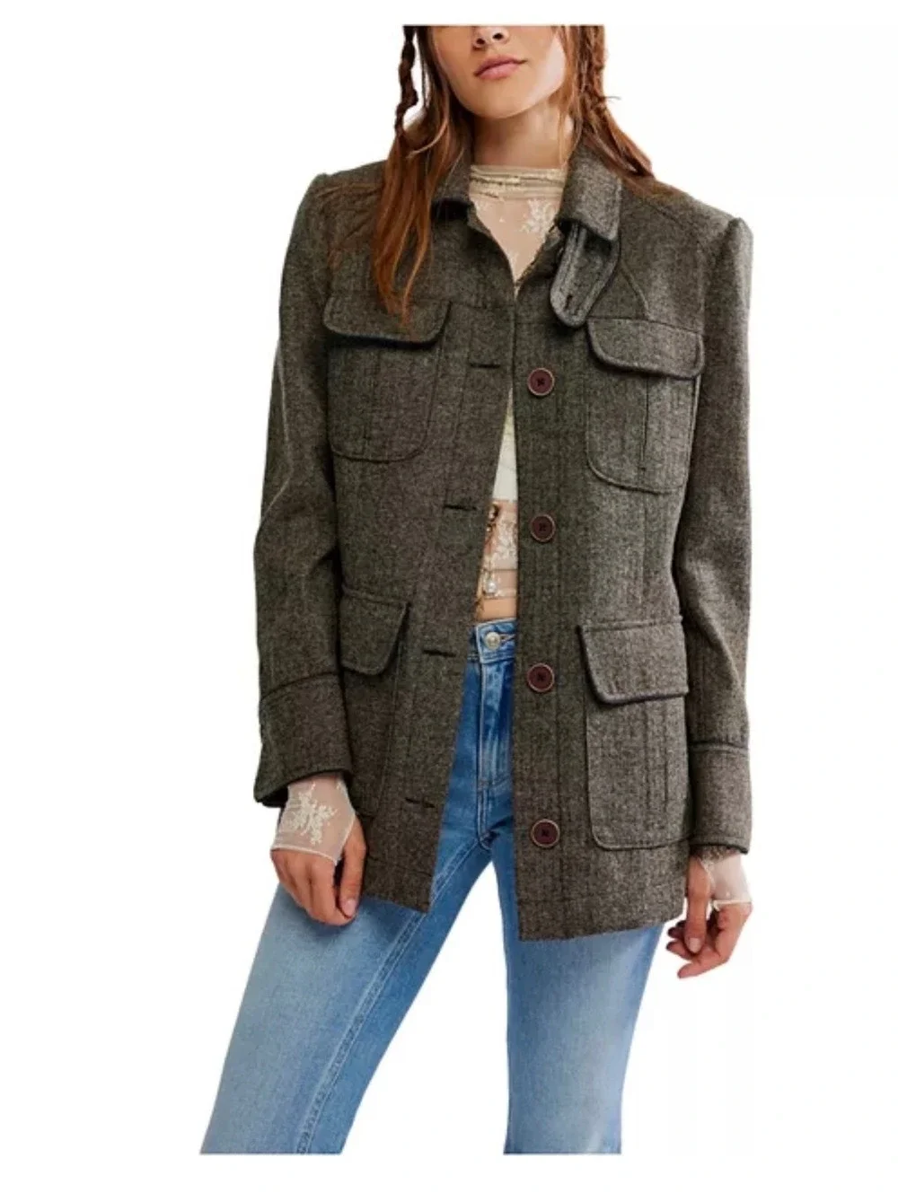 FREE PEOPLE Renaux Officer Jacket NWT